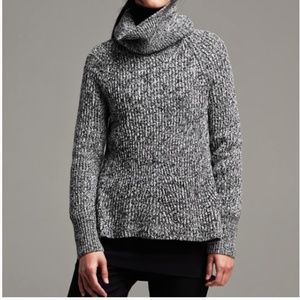 Banana Republic chunky turtleneck sweater in gray